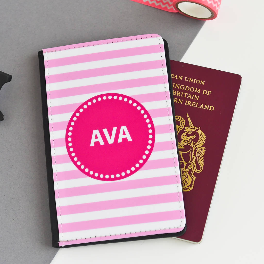 Children's Personalised Passport Holder By Koko Blossom