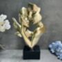 Romantic Couple Sculpture Abstract Lovers Figurine Gift, thumbnail 6 of 9