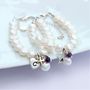Pearl And Birthstone Christening Bracelet, thumbnail 11 of 12