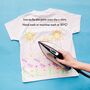 Unicorn Head Kids T Shirt Painting Starter Kit, thumbnail 8 of 10