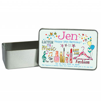 Personalised Milestone Birthday Tin, 2 of 3