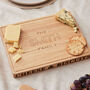 Personalised Family Name Wooden Cheese Board, thumbnail 1 of 4