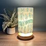 Tidal Mineral Seafoam Blue/Green Cylinder Lampshades, thumbnail 3 of 9