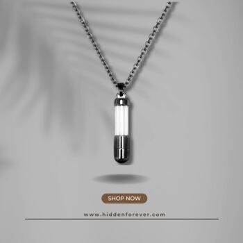 Personalised Projection Capsule Necklace/Keychain, 3 of 4
