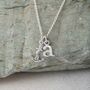 Anchor Necklace, Sterling Silver Or Gold Plated, thumbnail 4 of 10