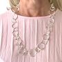 Multi Ring Lightweight Statement Necklace, thumbnail 2 of 7