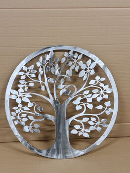 Mystery Metal Tree Of Life Round Modern Room Wall Art, 10 of 12