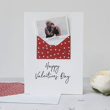 Personalised Valentine’s Day Card With Photo, 2 of 6