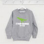 Personalised Dinosaur Established Jumper, thumbnail 2 of 3