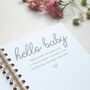 Personalised Baby Journal And Record Book, thumbnail 2 of 12