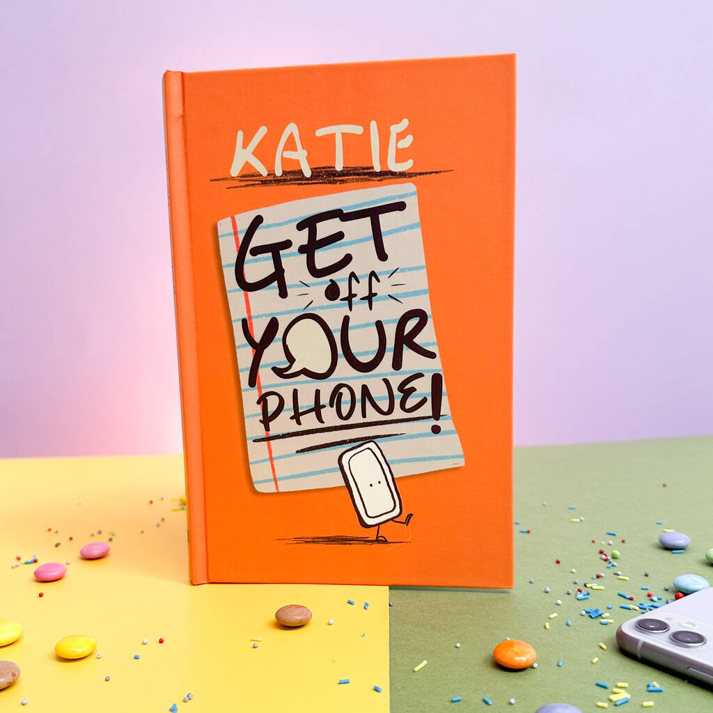 Personalised Get Off Your Phone Detox Book, 1 of 8