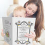 Personalised Baby Christening Keepsake Gift Book, thumbnail 1 of 11