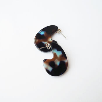 Coral Mini Teardrop Earrings, 6 of 6