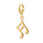 Gold Plated Music Note Necklace, thumbnail 6 of 7