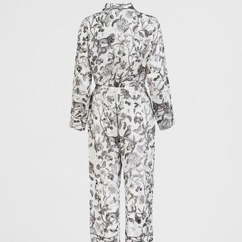 Tree Of Life Monochrome Long Pyjamas, 7 of 7