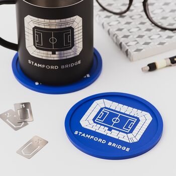 Football Stadium Pvc Coaster + Optional Matching Engraved Mug Gift, 10 of 12