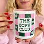 The Sofa Club Checkerboard Background Mug, thumbnail 1 of 2