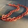 Glasses Chain Peach And Salmon Chunky Acrylic Chain, thumbnail 3 of 7