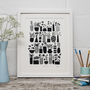 Plants In Pots Limited Edition Screen Print, thumbnail 4 of 9