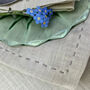 Natural Fabric Napkins Colour, Natural Set Of Two, thumbnail 2 of 4
