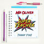 Super Hero Teacher Notebook, thumbnail 1 of 3