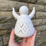White Ceramic Light Up Angel, thumbnail 1 of 5
