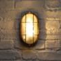 Oval Bulk Head Solar Wall Light, thumbnail 1 of 2