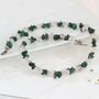 Gemstone Beaded With Crystal And Silver Collar Necklace, thumbnail 4 of 6