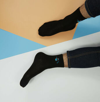 100% Recycled Plastic Athletic Adult Socks Three Pairs, 3 of 7