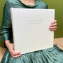 Large Wedding Album With Outline Font, thumbnail 2 of 9