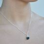 May Birthstone Emerald Crystal Necklace, thumbnail 1 of 3