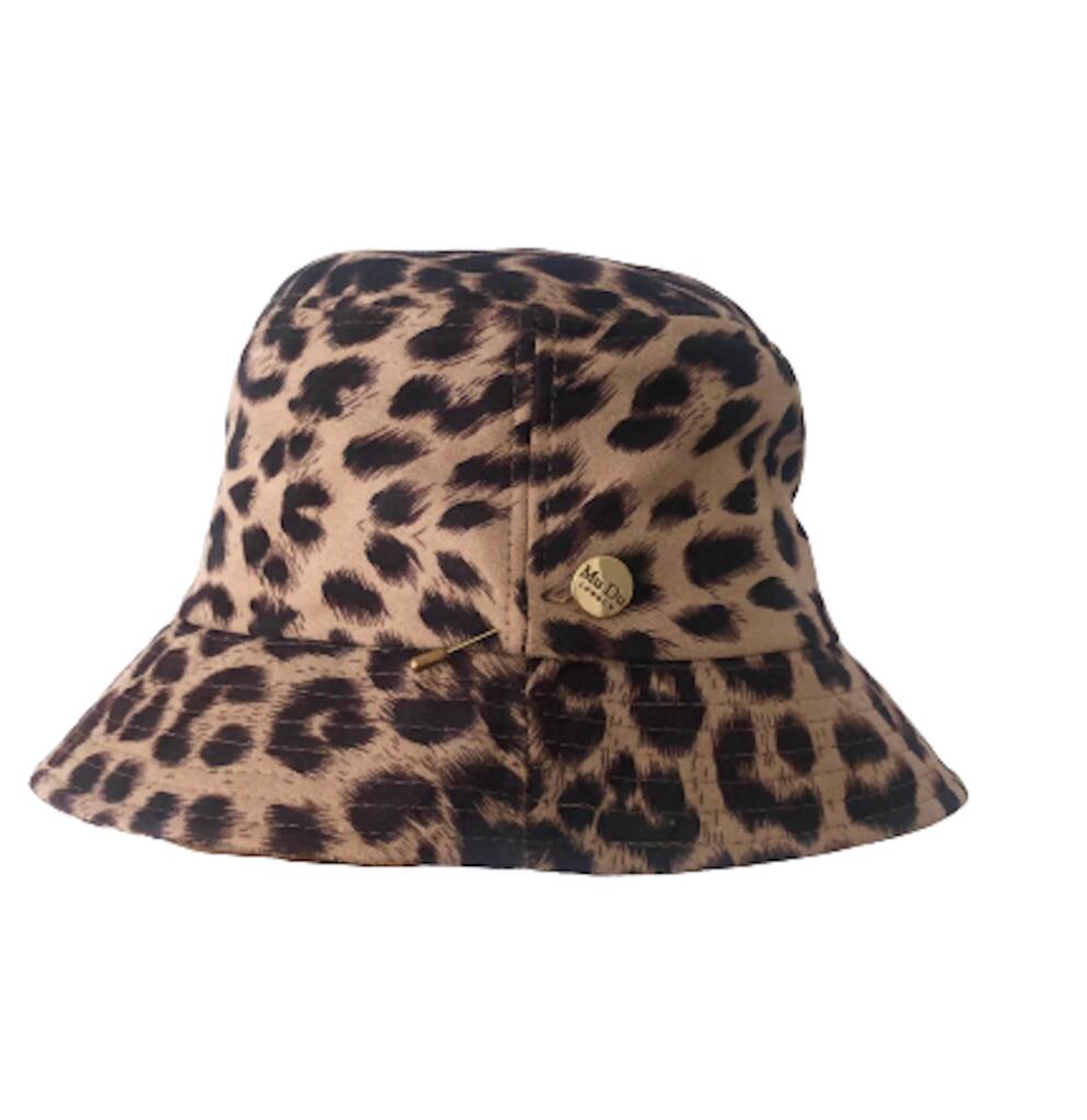 Anders Leopard Print Bucket Hat