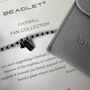 Aston Villa Avfc Bead Bracelet With Heart Charm, thumbnail 3 of 6
