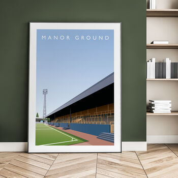 Oxford United Manor Ground London Road Stand Poster, 4 of 8