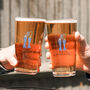 Personalised Welly Boot Pint Glass, thumbnail 3 of 10