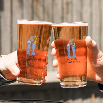 Personalised Welly Boot Pint Glass, 3 of 10