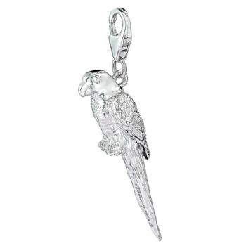 Parrot Sterling Silver Jewellery Charm, 4 of 11