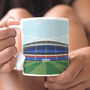 Any Football Stadium Mug Personalised Gift, thumbnail 1 of 6