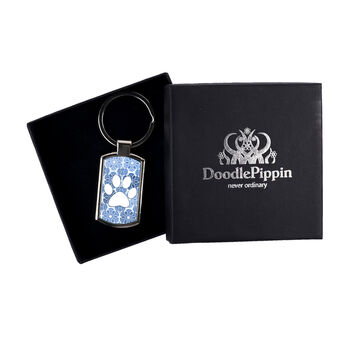 Pawprint Millefiori Keyring, 3 of 10