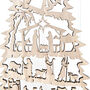 Wooden Christmas Nativity Tree, thumbnail 2 of 2