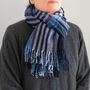 Merino Wool Check And Plain Extra Wide 70cm Scarves, thumbnail 5 of 12