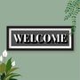 Welcome Framed Typography Print, thumbnail 7 of 10