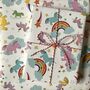 Unicorn Gift Wrapping Paper Or Gift Wrap And Card Set, thumbnail 5 of 12