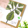 Set Of Six Houseplant Greeting Cards, thumbnail 11 of 12