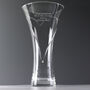 Personalised Heart Silver Swarovski Hand Cut Glass Vase, thumbnail 3 of 4