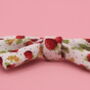 White Strawberry Dog Bow Tie, thumbnail 5 of 10