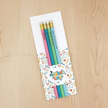 Reading Themed Engraved Pencil Set, 2 of 5