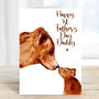 First Father's Day Bear Kiss Card, thumbnail 1 of 2