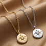 Gold Star Coin Necklace, thumbnail 5 of 5