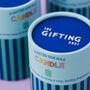 Bourbon Leather Personalised Aftershave Scented Candle, thumbnail 6 of 6